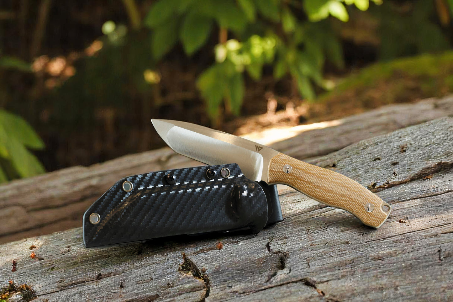 Wilora Crest | Full Tang, Micarta Handle, Kydex Sheath