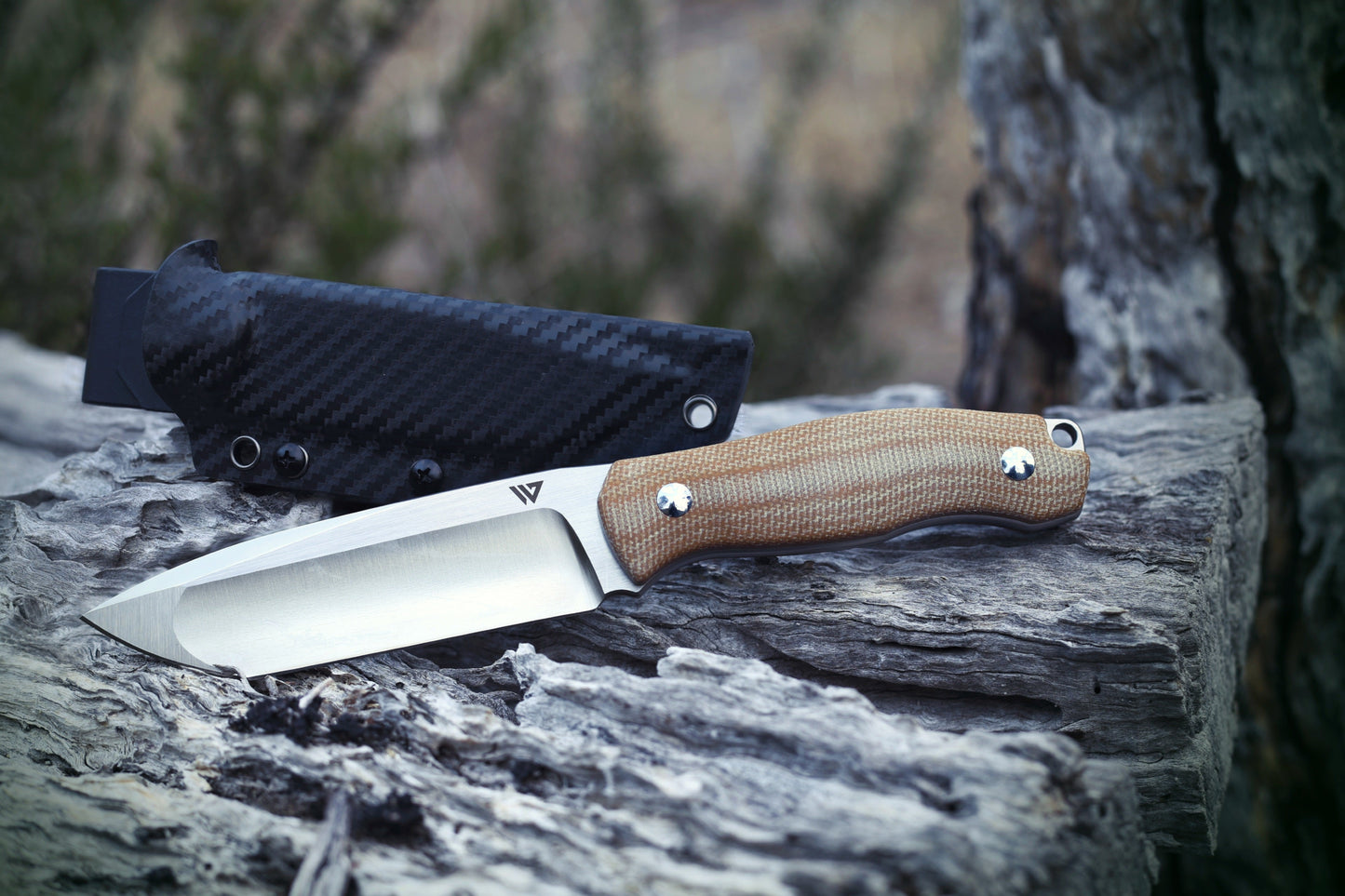 Wilora Crest | Full Tang, Micarta Handle, Kydex Sheath
