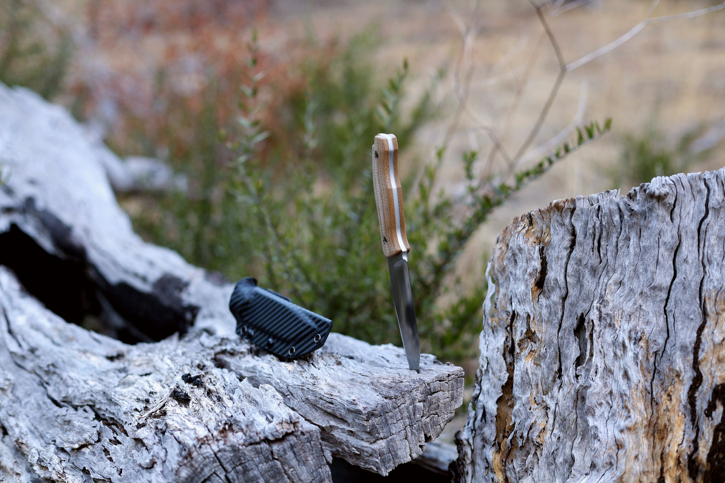 Wilora Crest | Full Tang, Micarta Handle, Kydex Sheath