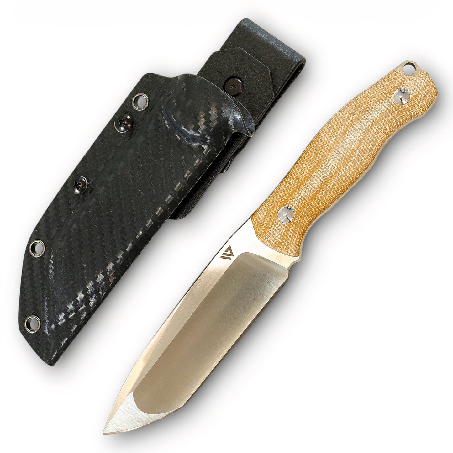 Wilora Crest | Full Tang, Micarta Handle, Kydex Sheath