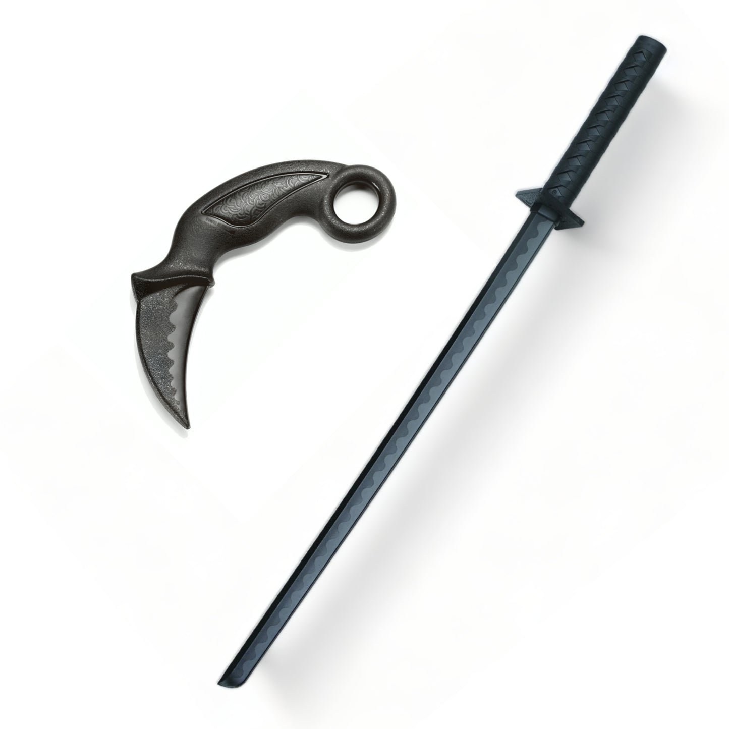 Karambit & Ninja Sword Training Bundle – Polypropylene Practice Set