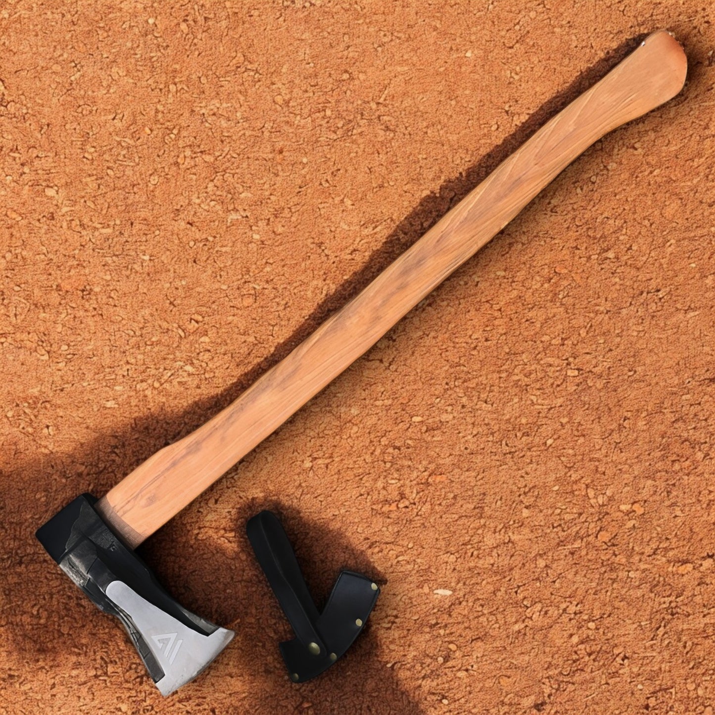 Wilora Splitting Maul 90CM | Heavy-Duty 3KG Carbon Steel Axe for Firewood, Logs, and Outdoor Use