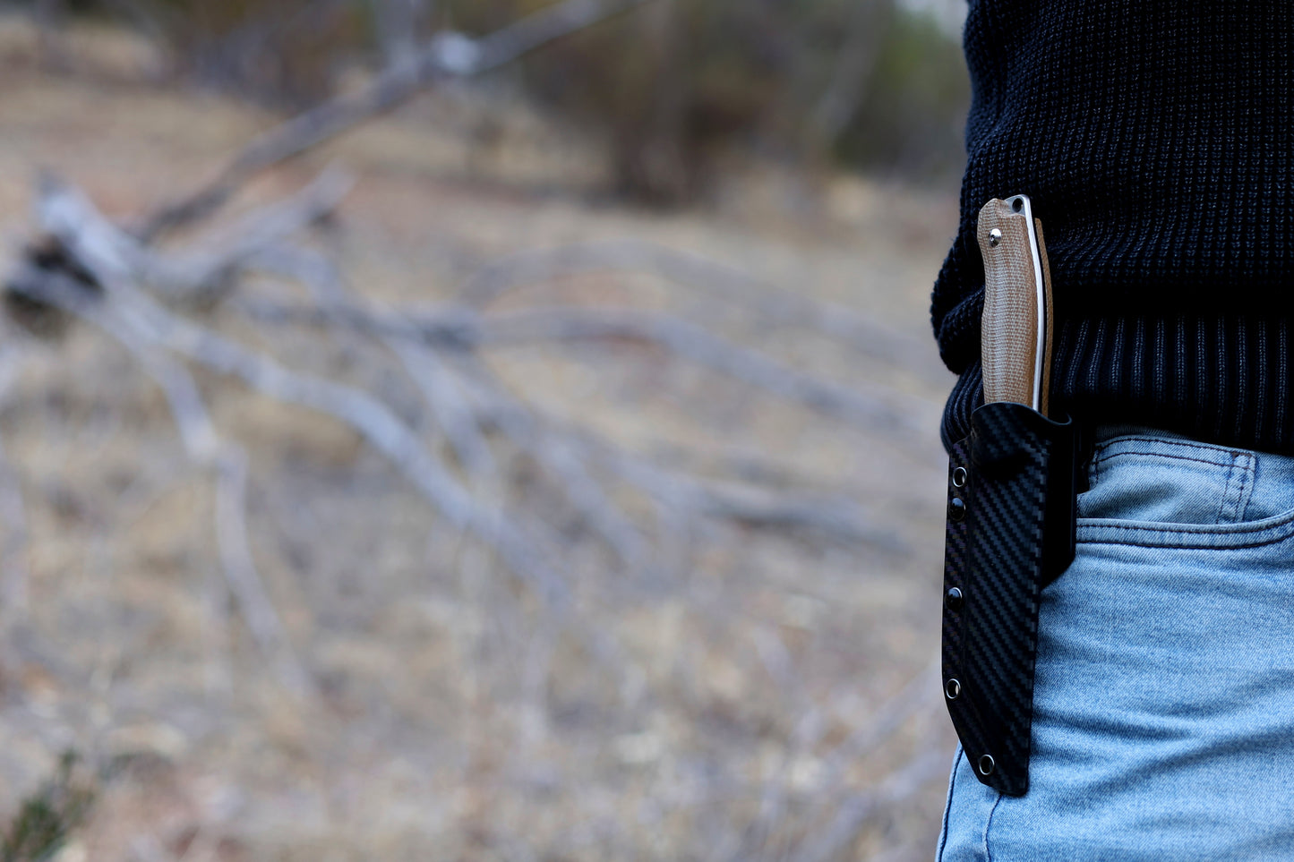 Wilora Crest | Full Tang, Micarta Handle, Kydex Sheath