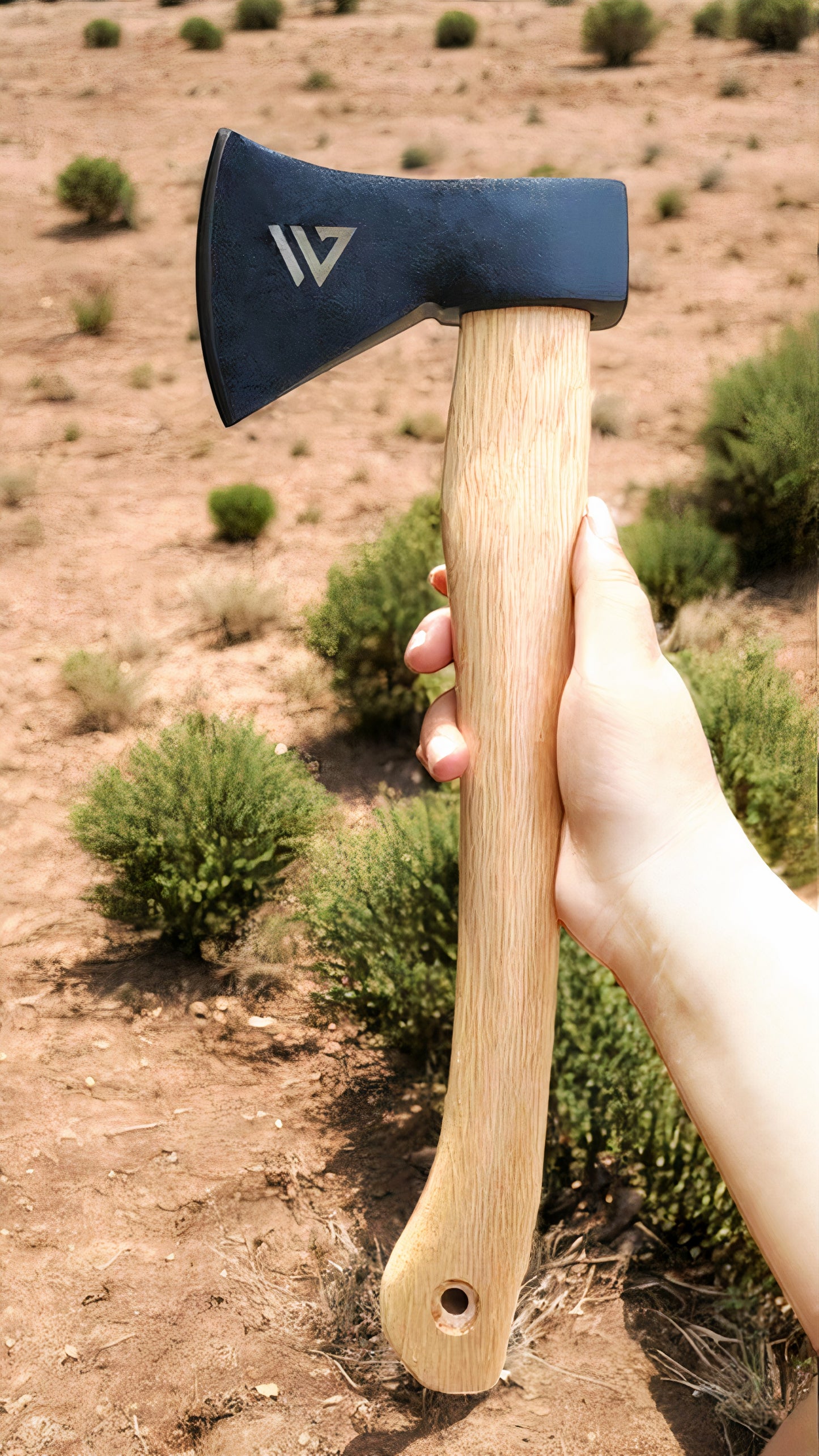Wilora Hatchet | Ring-Cupped Oak Handle with 45# Steel Blade, PU Sheath, and Lanyard