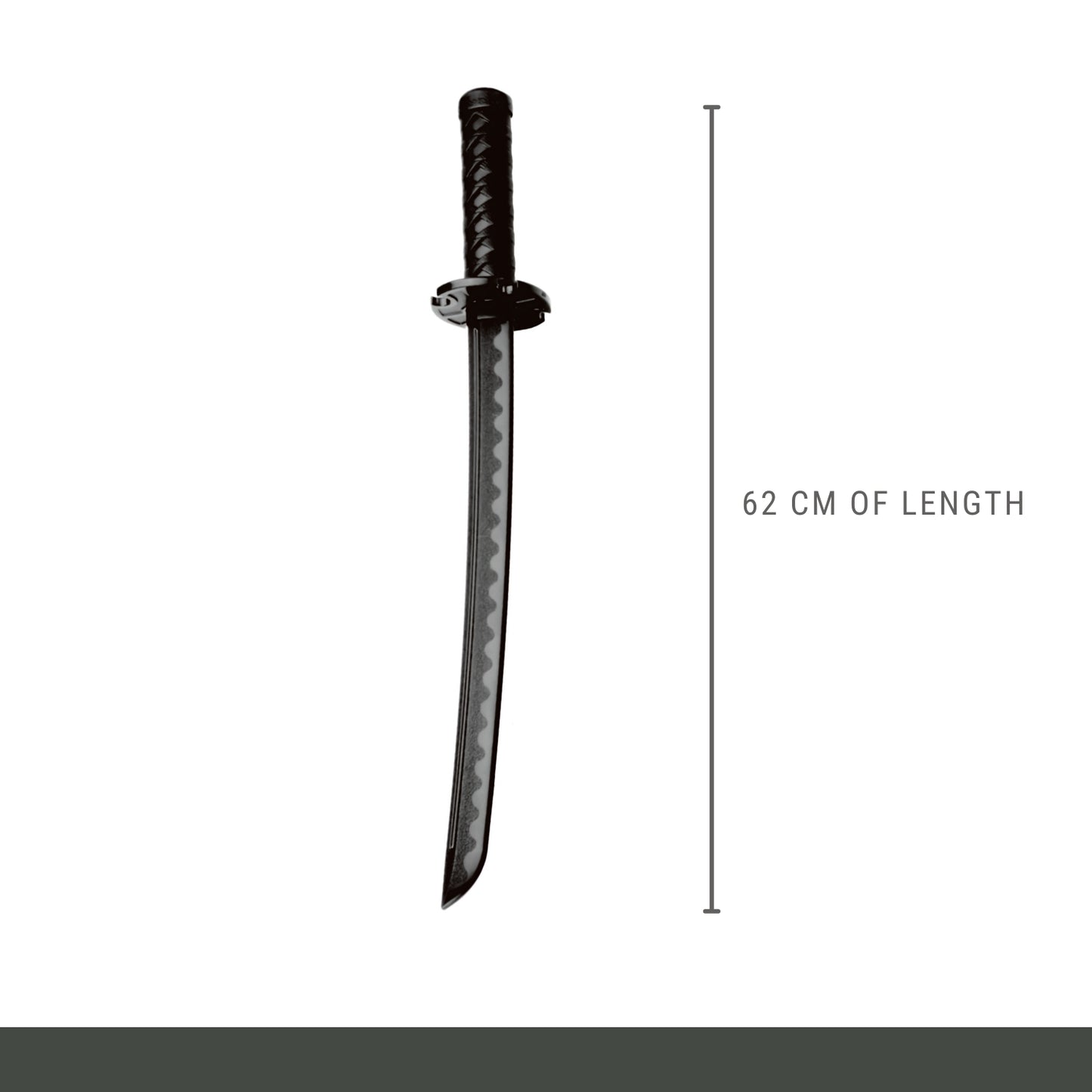 Wilora Wakizashi Training Sword - Polypropylene Martial Arts Practice Sword with Scabbard for Training and Sparring