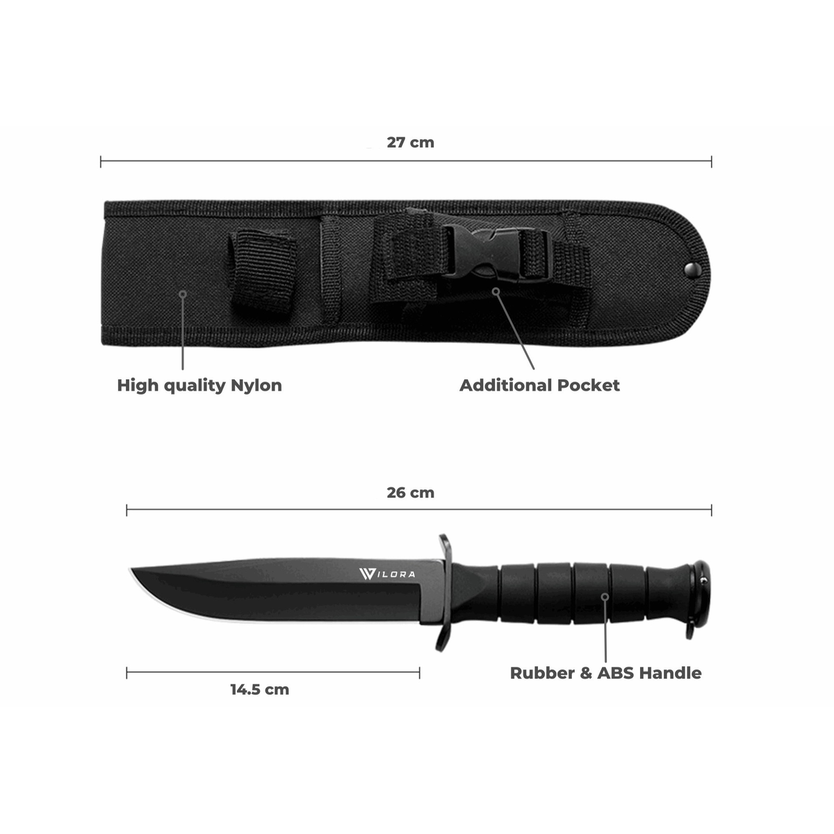 Wilora Outdoor Hunting Knife