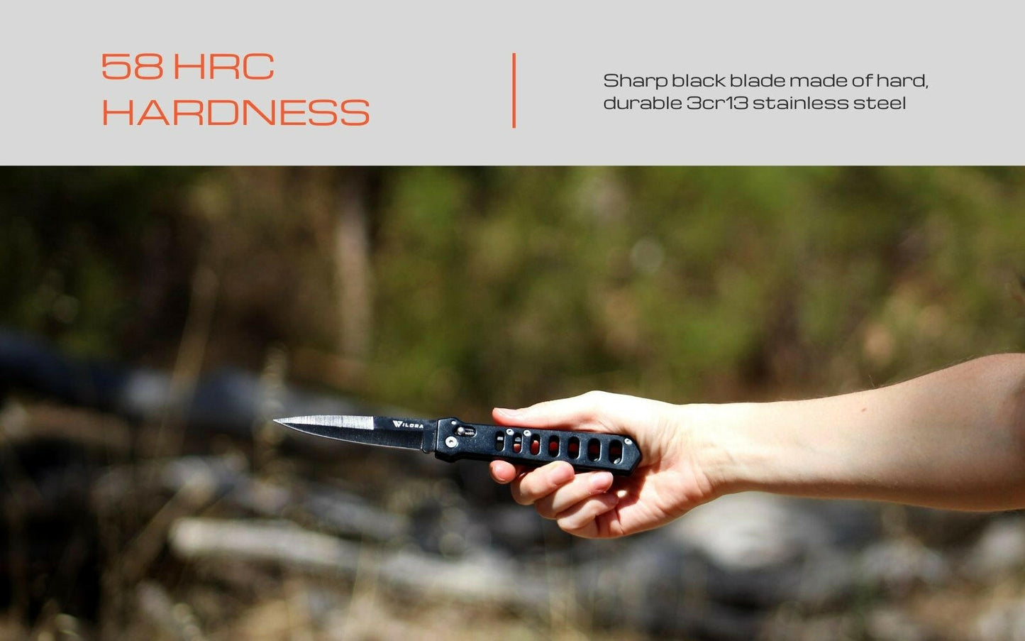 Wilora Lite Folding Knife with Sharpener