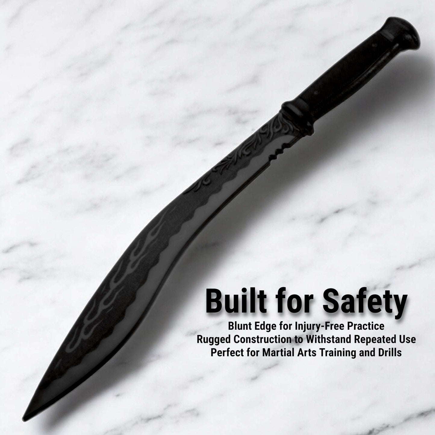 Polypropylene Kukri Training Machete | Durable 63cm Gorkha Sword Replica for Martial Arts Practice