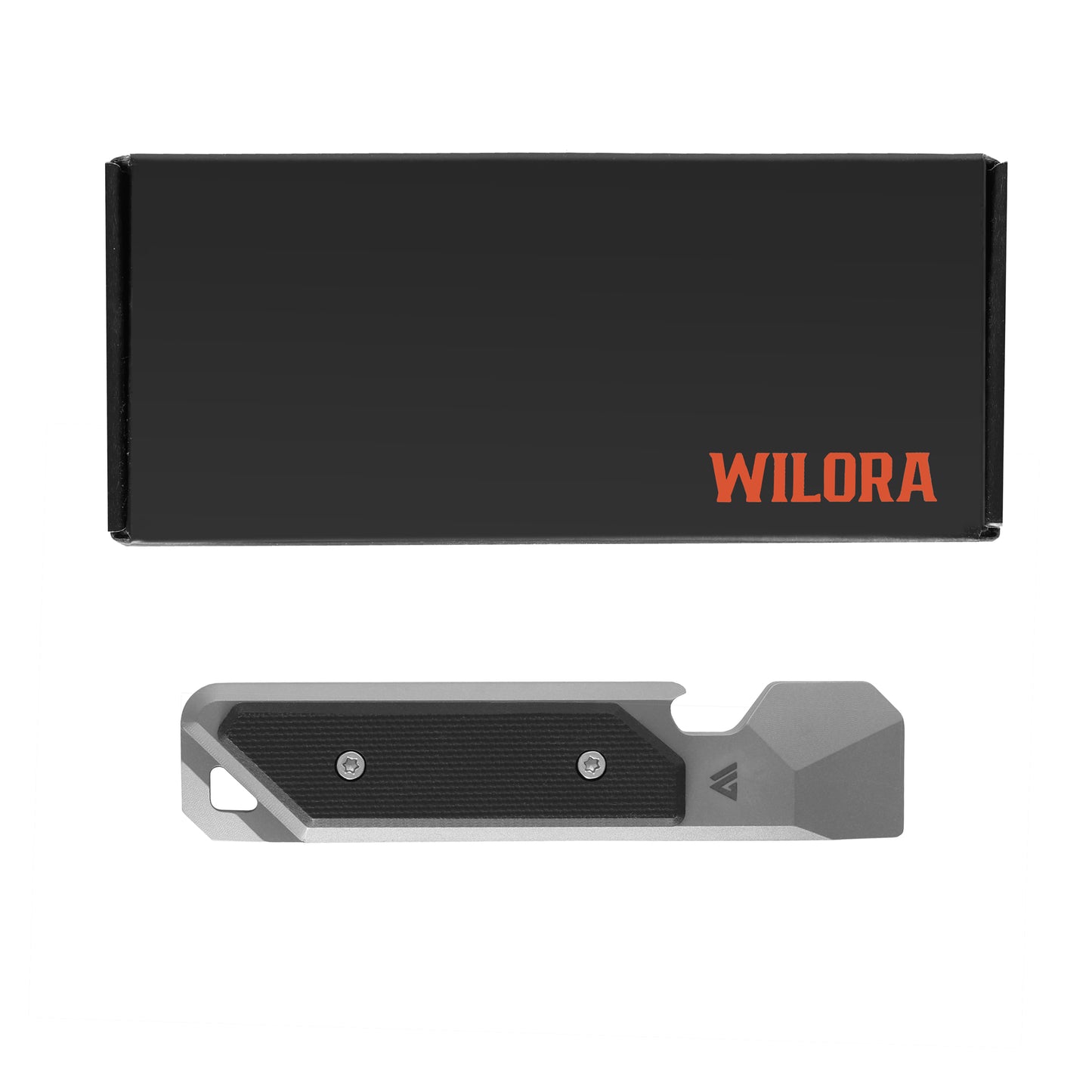 Wilora Wedge – TC4 Titanium EDC Pry Bar - Black Edition