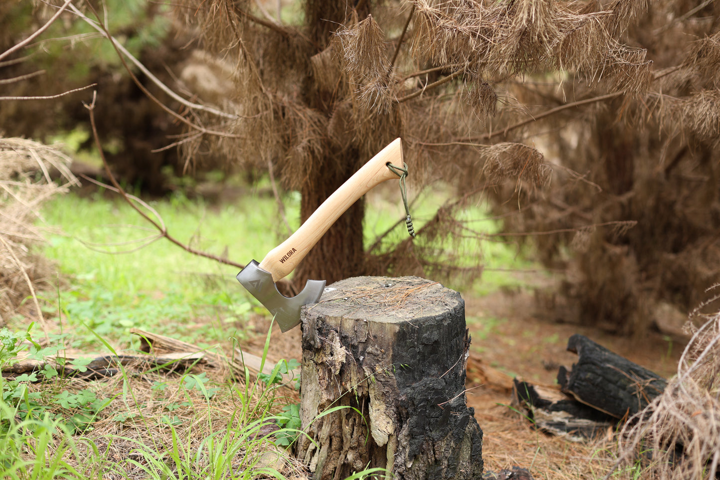 Wilora Viking Axe — High-Carbon Steel, Hickory Handle, PU Sheath