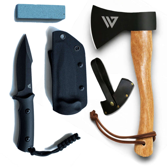 Wilora Fieldcraft Kit | Hatchet & Full Tang Hunting Knife