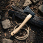 Wilora Hatchet | Ring-Cupped Oak Handle with 45# Steel Blade, PU Sheath, and Lanyard