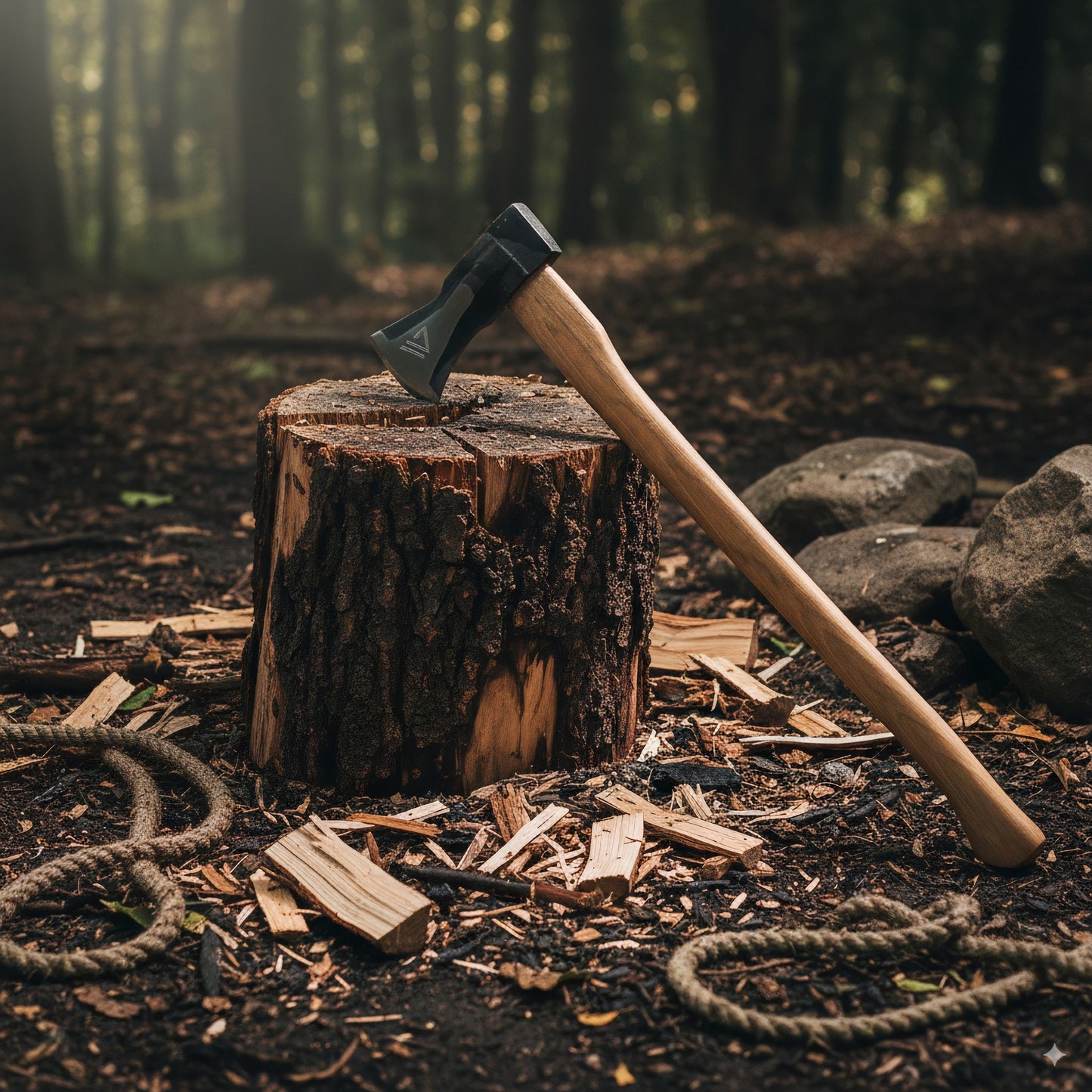 Wilora Splitting Maul 90CM | Heavy-Duty 3KG Carbon Steel Axe for Firewood, Logs, and Outdoor Use