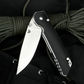D2 Steel Folding Knife with Liner Lock - EDC with Paracord Lanyard & Premium Sheath