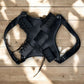 Dual Sword Back Sheath | Adjustable PU Leather Harness for Katanas, Bokken, and Training Swords
