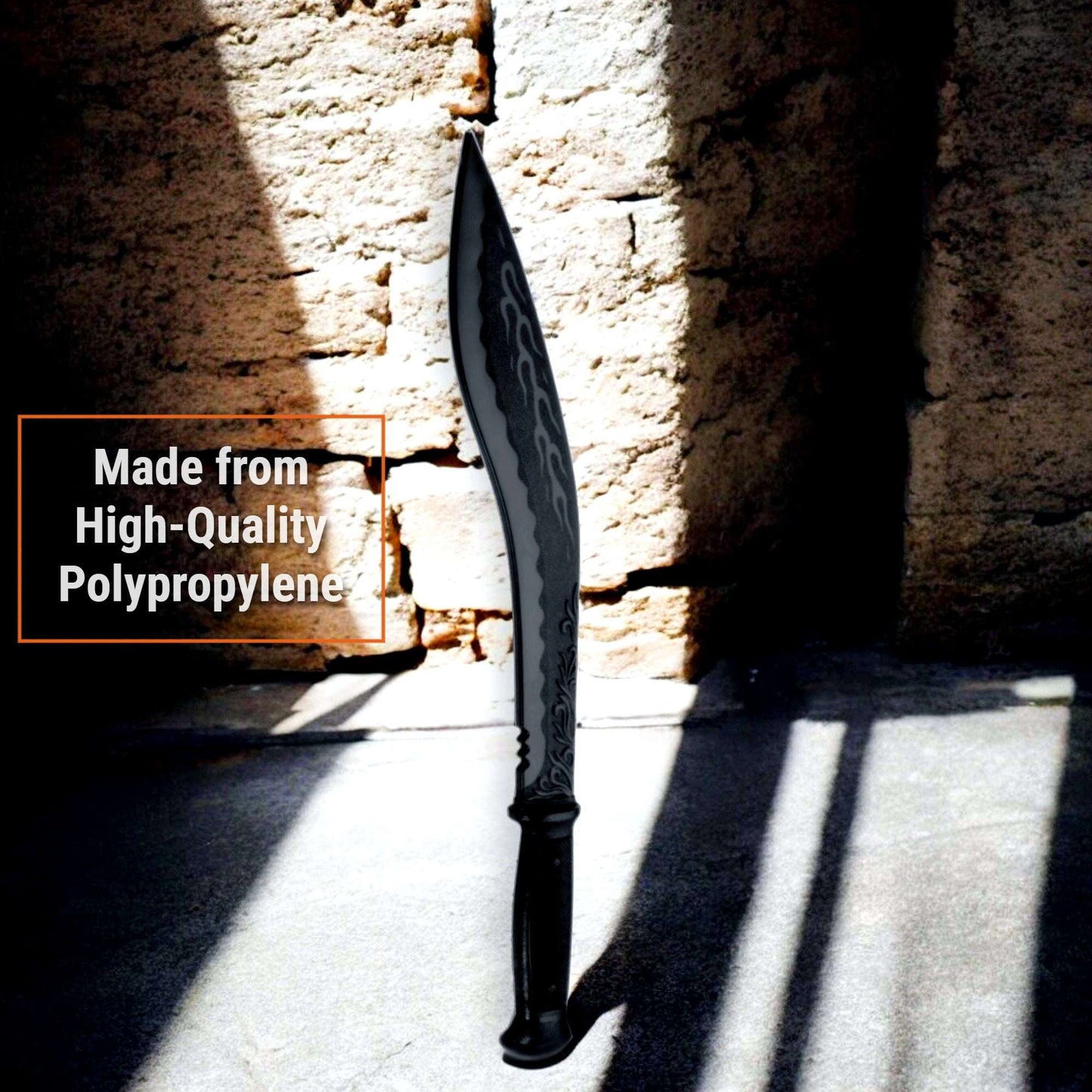 Polypropylene Kukri Training Machete | Durable 63cm Gorkha Sword Replica for Martial Arts Practice