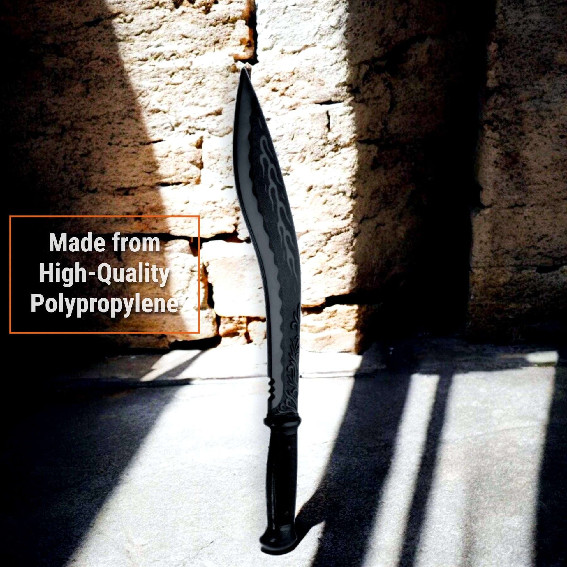Polypropylene Kukri Training Machete | Durable 63cm Gorkha Sword Replica for Martial Arts Practice