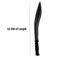 Polypropylene Kukri Training Machete | Durable 63cm Gorkha Sword Replica for Martial Arts Practice