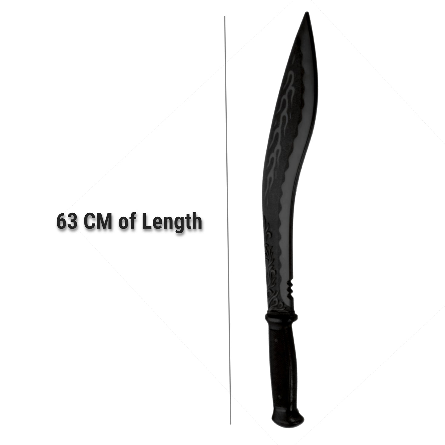 Polypropylene Kukri Training Machete | Durable 63cm Gorkha Sword Replica for Martial Arts Practice