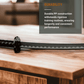 Wilora Wakizashi Training Sword - Polypropylene Martial Arts Practice Sword with Scabbard for Training and Sparring