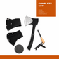 Bushcraft hatchet and ferro rod fire starter