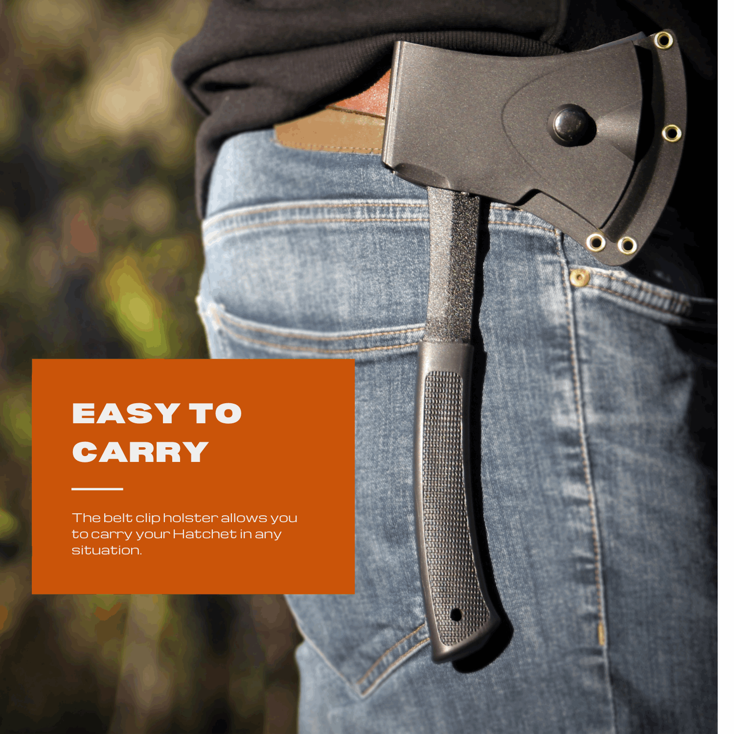 Full outdoor hatchet set for camping and survival