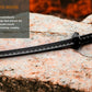 Wilora Wakizashi Training Sword - Polypropylene Martial Arts Practice Sword with Scabbard for Training and Sparring