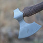 Wilora High-Carbon Axe — American Hickory, Dual-Grit Stone, PU Sheath