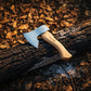 Wilora Compact Camp Axe — High-Carbon Steel, PU Leather Sheath