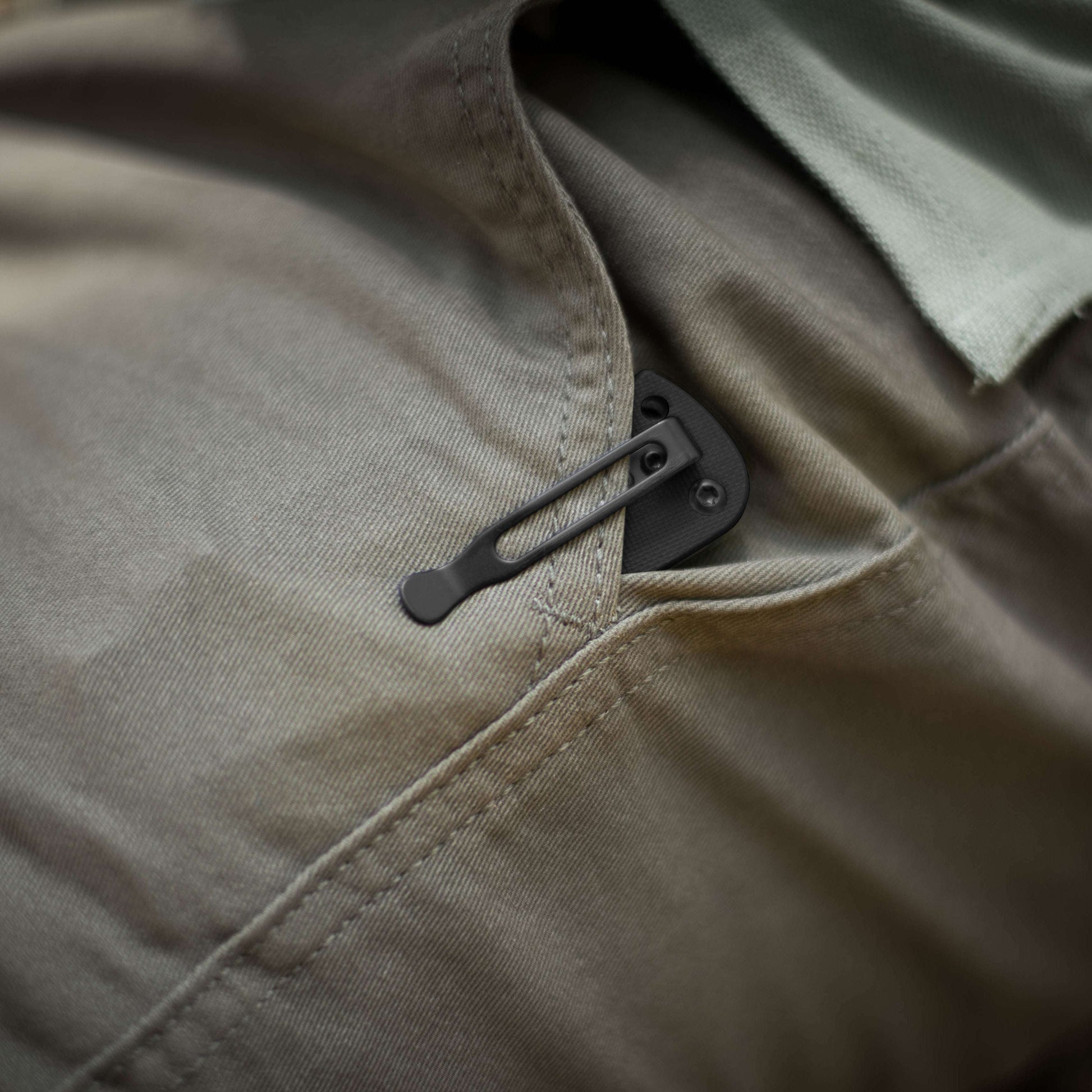 Wilora black Slip Joint folding knife closed pocket carry