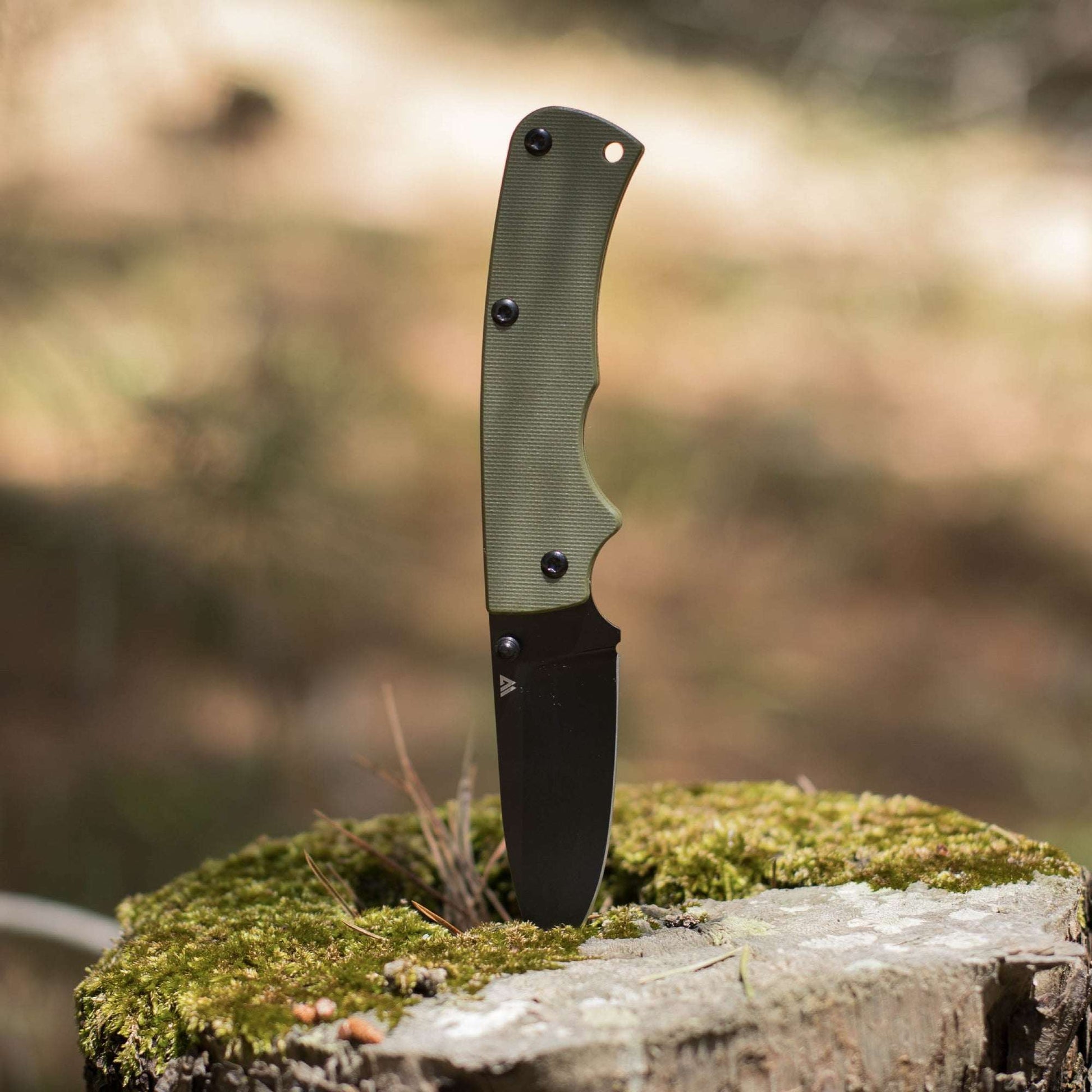 Wilora The Slip Joint folding knife open showing D2 steel blade
