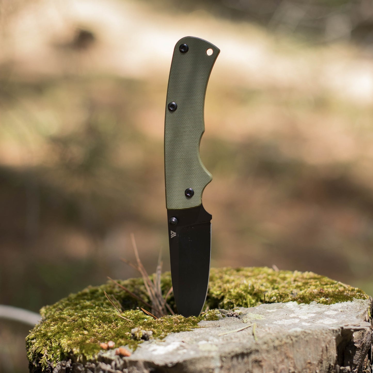 Wilora The Slip Joint folding knife open showing D2 steel blade