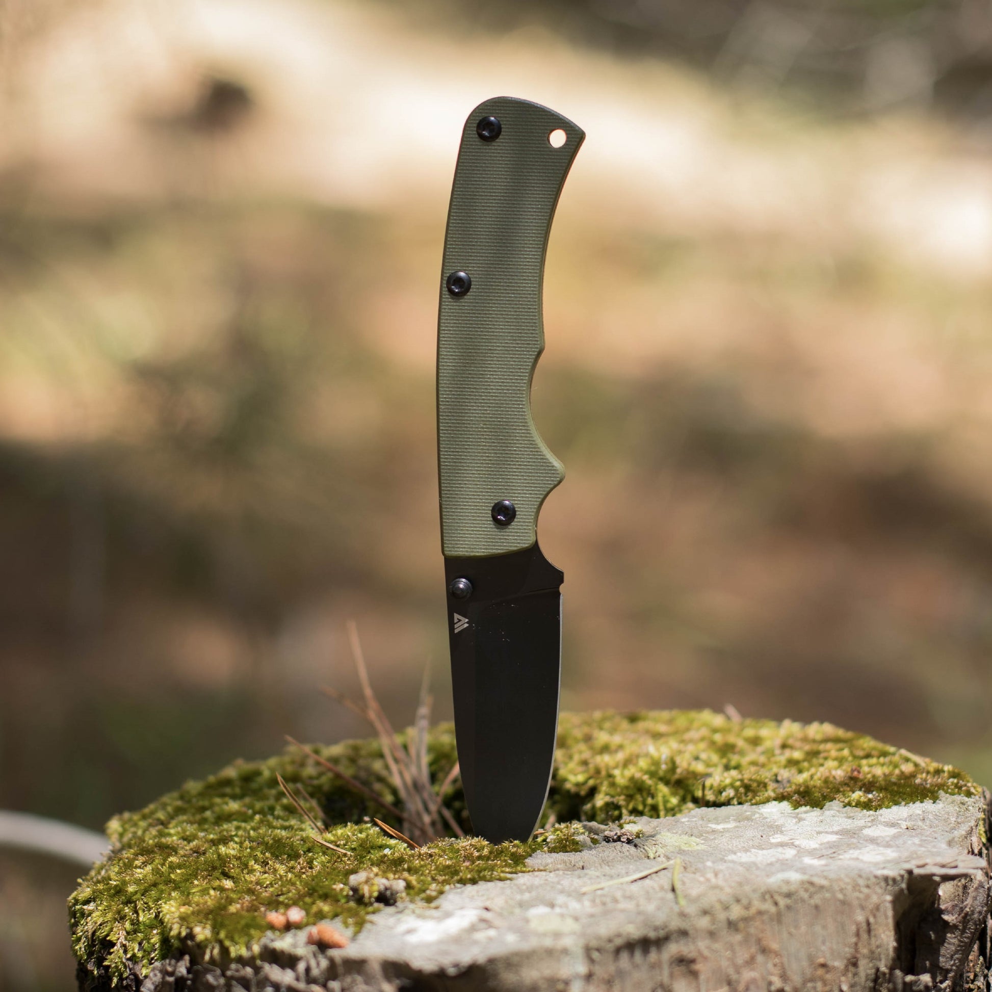 Wilora The Slip Joint folding knife open showing D2 steel blade